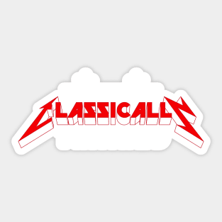 Classically Trained Sticker